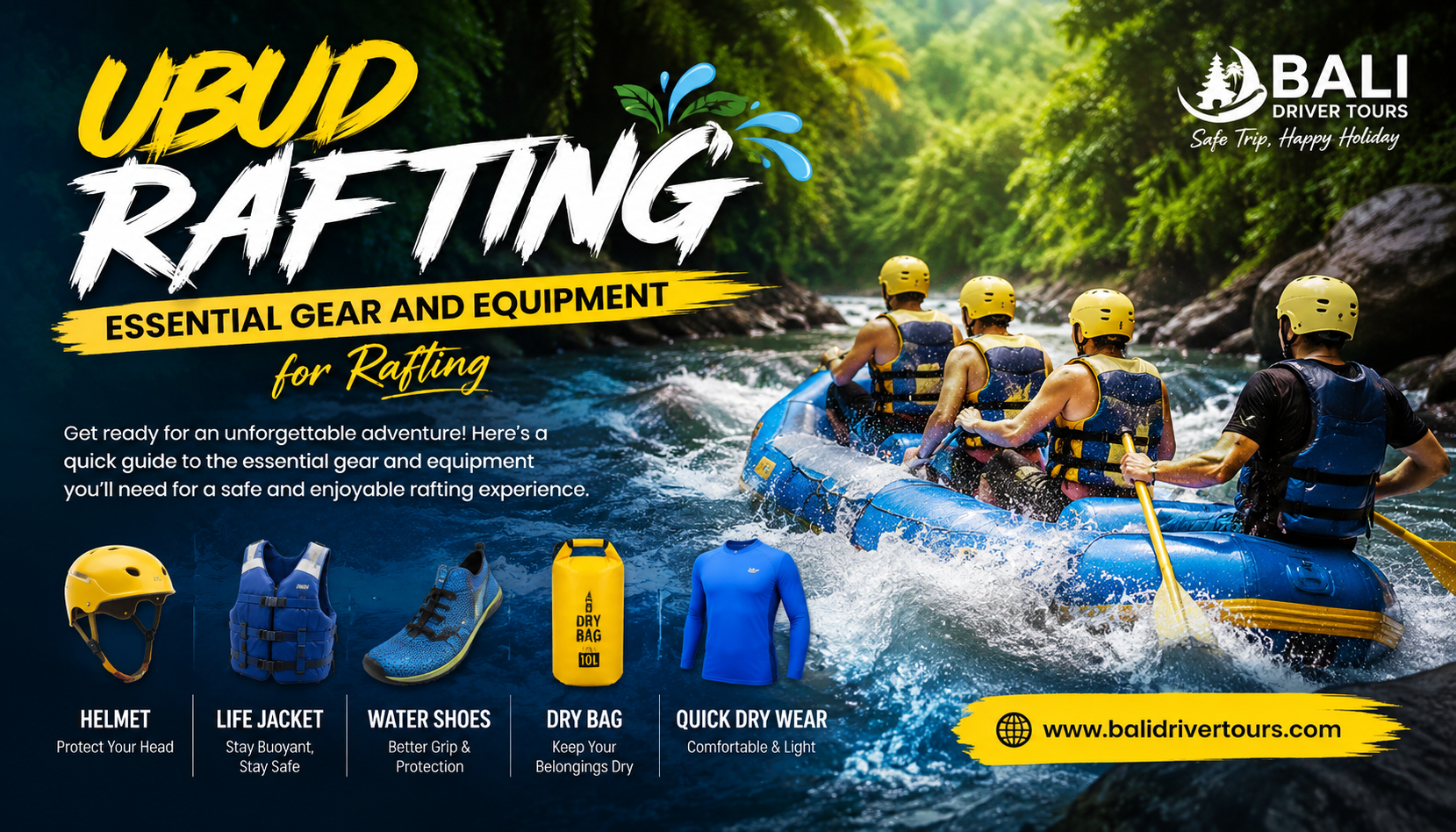 Essential Gear and Equipment for Rafting