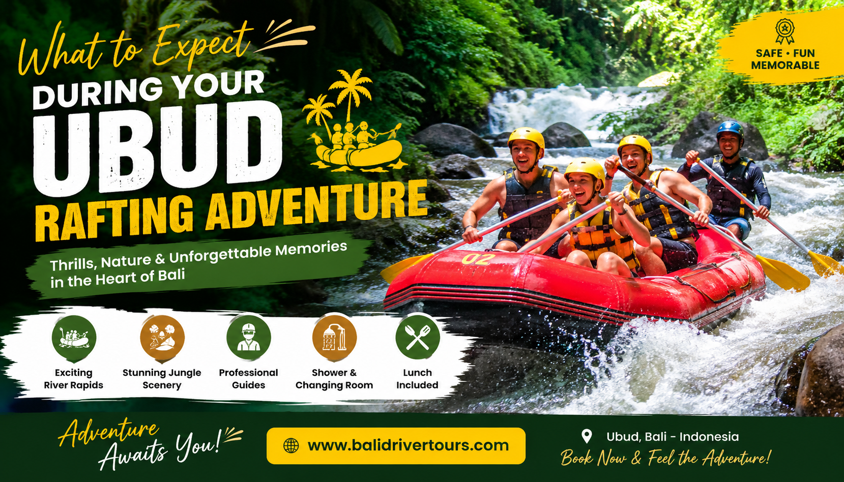 What to Expect During Your Ubud Rafting Adventure