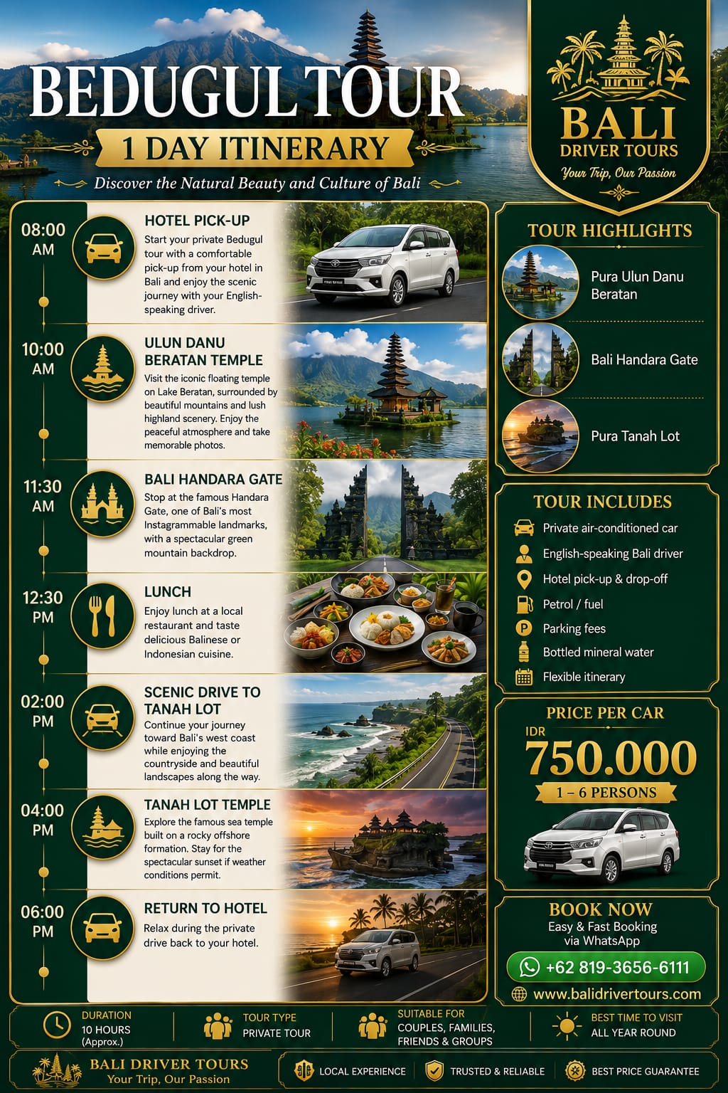 Bedugul Tour