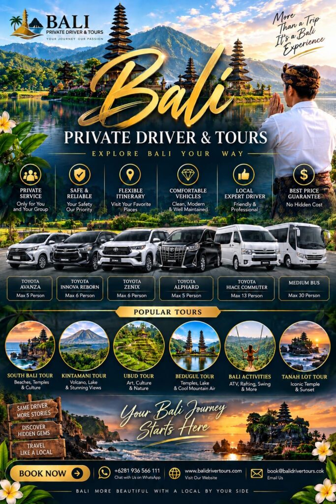 Bali Private Driver Tours